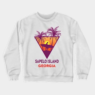 Sapelo Island Beach Georgia Crewneck Sweatshirt